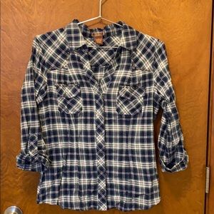 DM BM plaid  shirt never worn